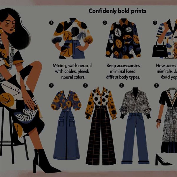 Quelles sont les meilleures astuces pour porter des imprimés audacieux en toute confiance ?